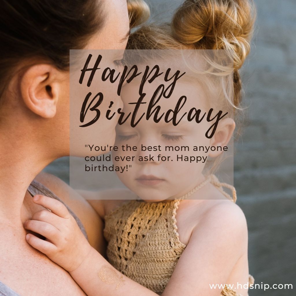 Birthday greeting card for Mother